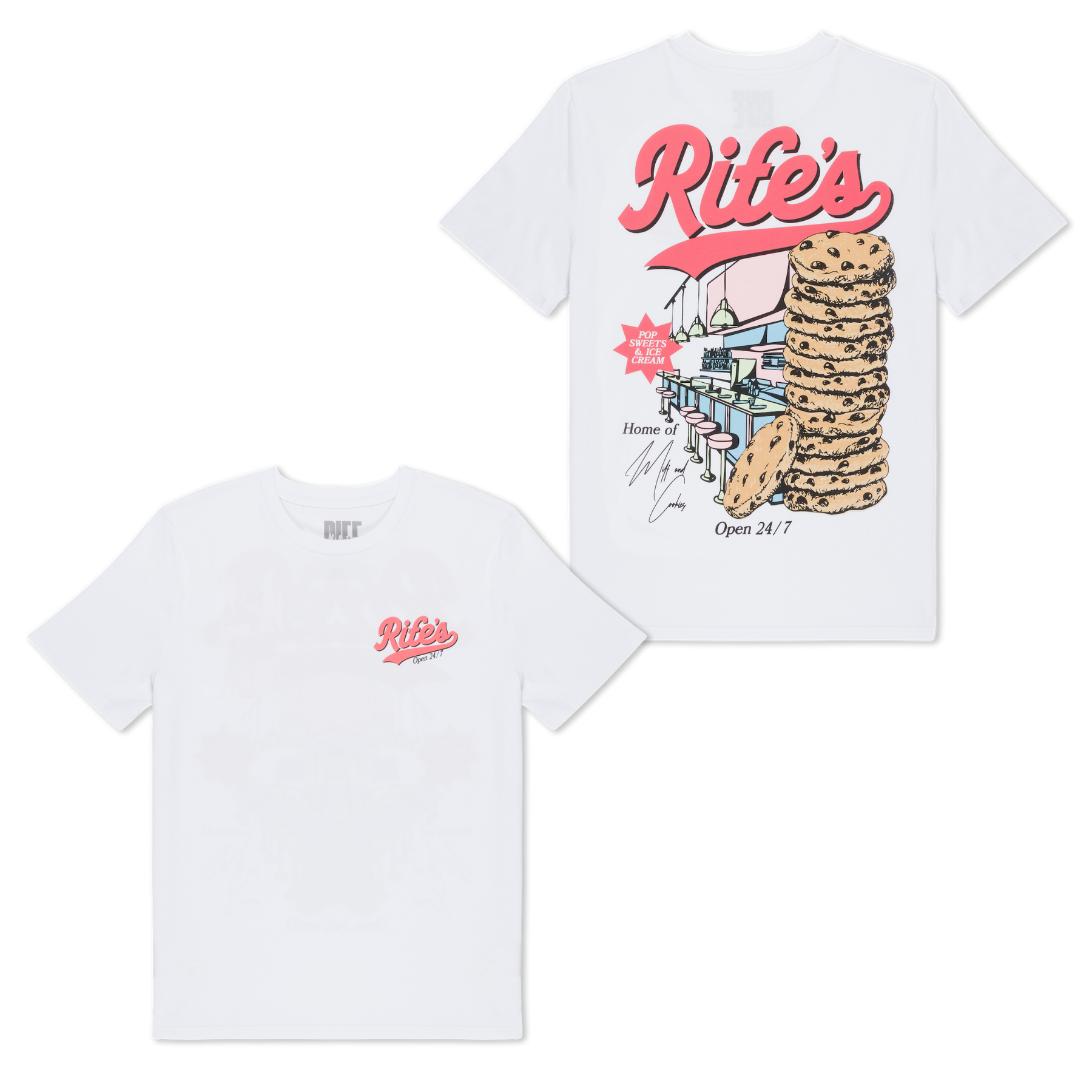 Diner B RiB Tシャツ☆ HIROCKSHOWコラボTシャツ DINER(M オフ): トップス｜URBAN RESEARCH