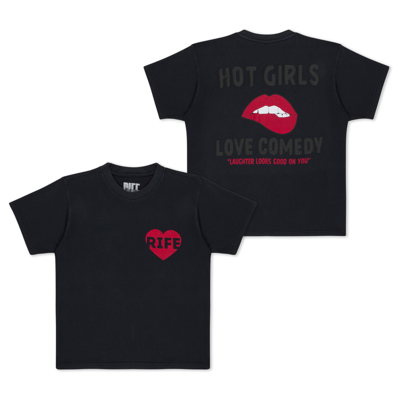 Hot Girls Black T-Shirt
