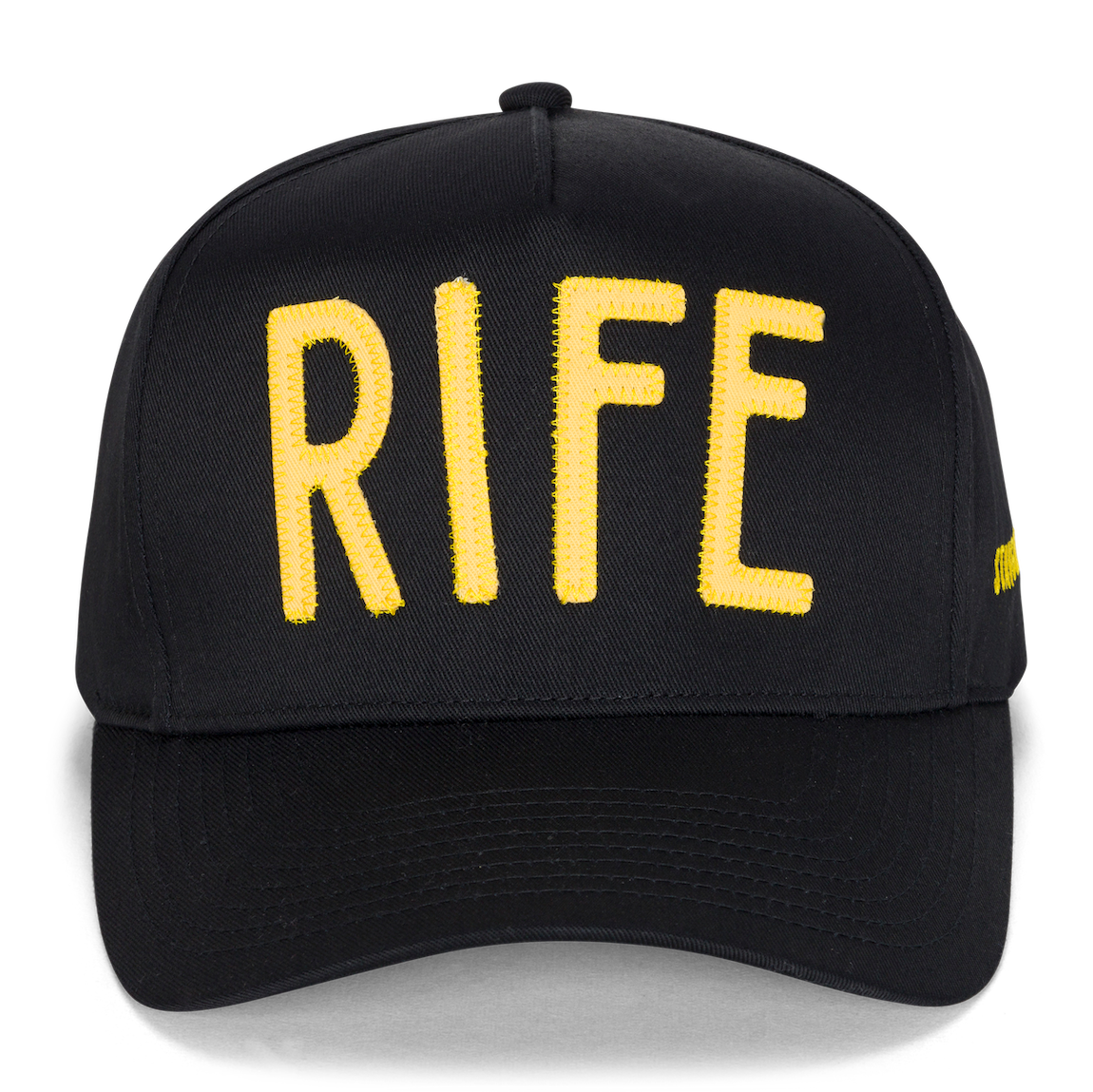Rife Applique Black Hat