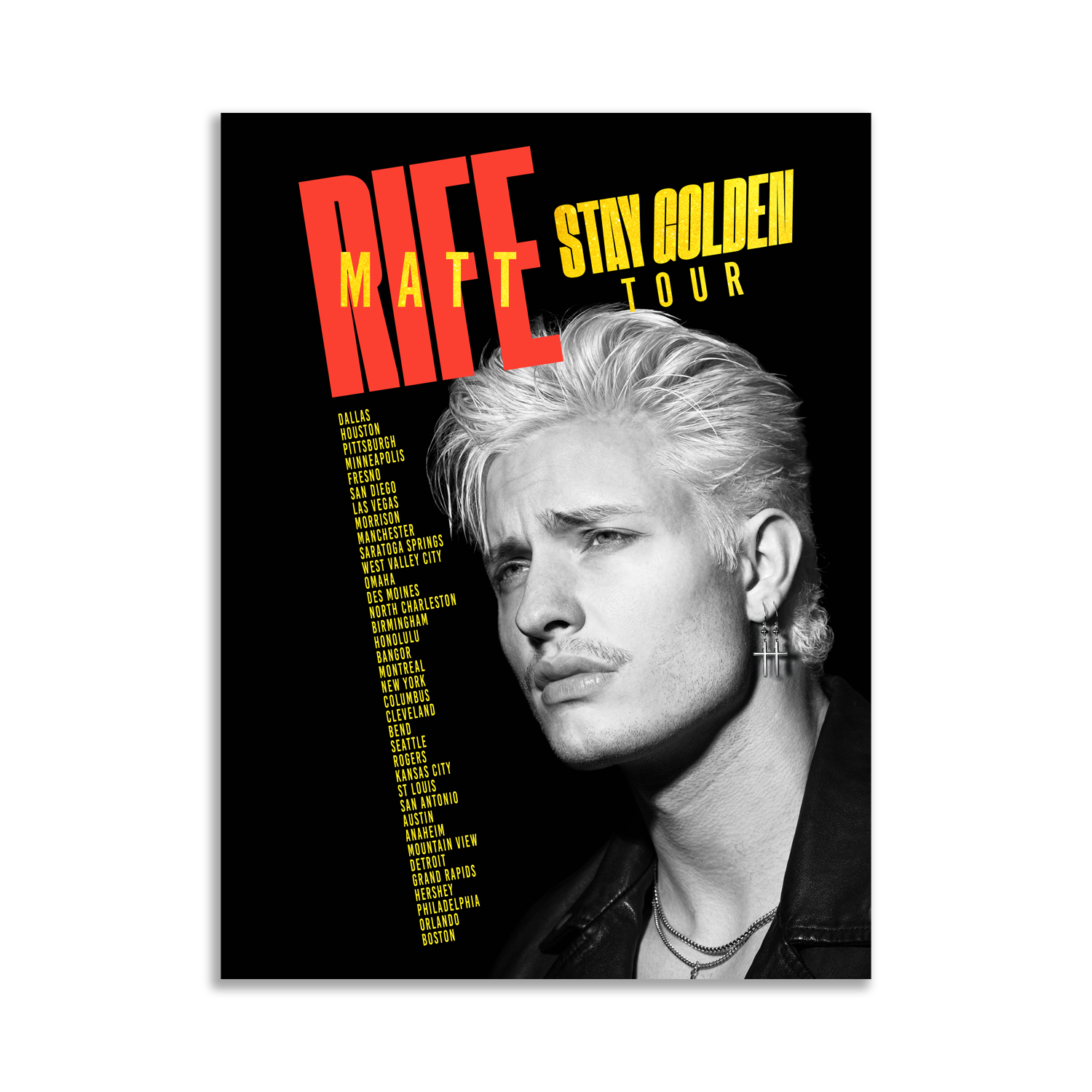 Stay Golden Tour Poster