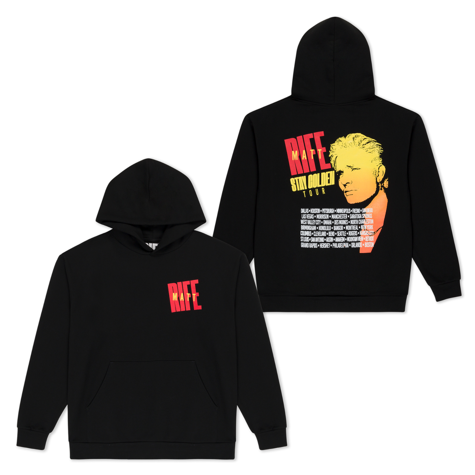 Stay Golden Tour Black Hoodie