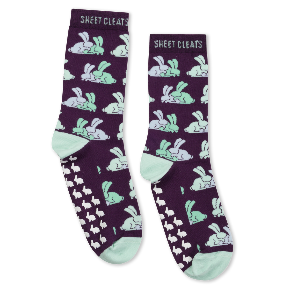 Sheet Cleats Bunny Socks