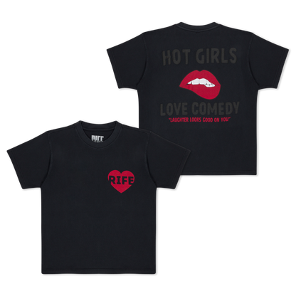 Hot Girls Black T-Shirt