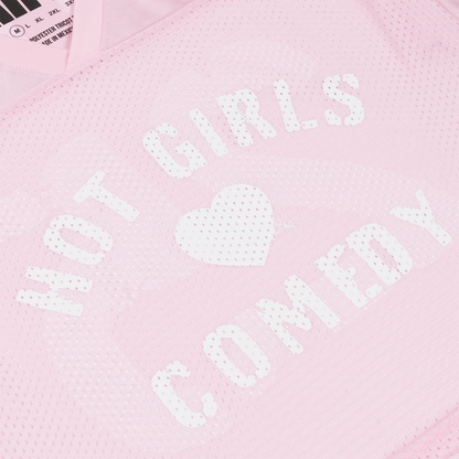 Hot Girls Cropped Pink Jersey