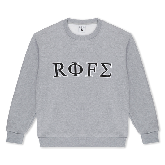 Rife Greek Grey Crewneck