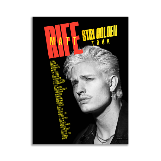 Stay Golden Tour Poster
